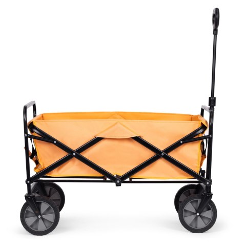 Wózek transportowy składany duży wózek ogrodowy plażowy pomarańczowy 47x105 cm MultiGarden MultiGarden