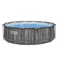 Basen ogrodowy stelażowy 366 x 100 cm 18w1 Bestway 5614X
