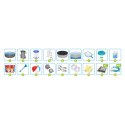 Basen ogrodowy stelażowy 366 x 100 cm 18w1 Bestway 5614X