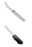 Hoker EAST - aksamit czarny / baza chrom x 2