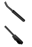 Hoker EAST - aksamit czarny / baza czarna x 2