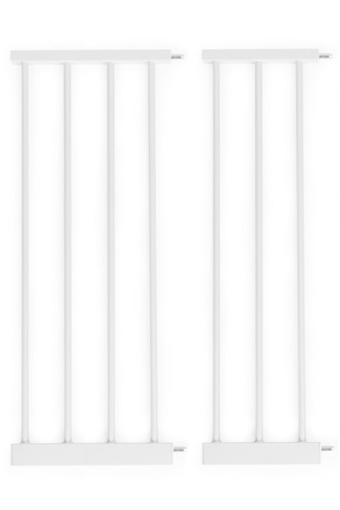Bramka barierka zabezpieczająca 74-132 cm na schody i drzwi stal dodatkowe panele biała ECOTOYS ECOTOYS