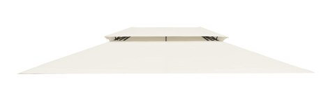 Dach do pawilonu ogrodowego 3x4 m wodoodporne poszycie otwór wentylacyjny beżowy MultiGarden MultiGarden