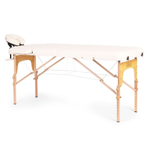 Drewniany stół do masażu i rehabilitacji 2-segmentowy składany w walizkę + torba ModernHome ModernHome