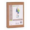 Drewniany zestaw do sprzątania dla dzieci mop zmiotka z szufelką 7 elementów ECOTOYS ECOTOYS