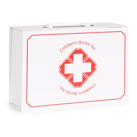 Drewniany zestaw małego lekarza walizka medyczna dla dzieci 34 elementy MULTISTORE