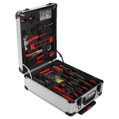 Duży zestaw narzędzi walizka narzędziowa na kółkach 189 elementów klucze wkrętaki bity LONGWELL INDUSTRIAL LTD