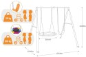 Huśtawka ogrodowa podwójna plac zabaw dla dzieci bocianie gniazdo INTEX 44126 INTEX