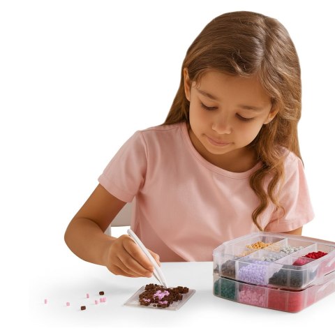 Koraliki do prasowania zestaw XXL 9000 sztuk kuferek szablony MULTISTORE