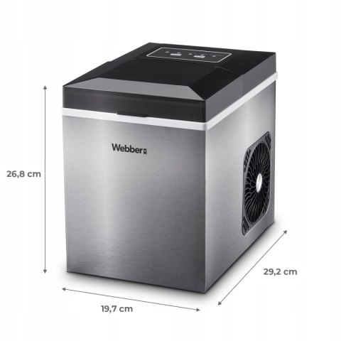 Kostkarka do lodu domowa maszyna do kostek kuszony lód 10 kg 165W WEBBER WEBBER