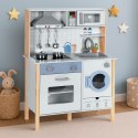 Kuchnia dla dzieci dźwięki LED piekarnik pralka akcesoria kuchenne ECOTOYS ECOTOYS