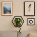 Kwietnik ścienny półka wisząca na kwiaty ozdoby loft heksagon ModernHome ModernHome