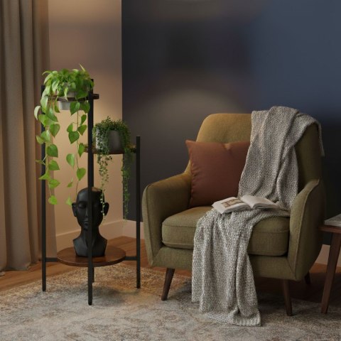 Kwietnik stojący stojak na kwiaty ozdoby 3 poziomy loft ModernHome ModernHome