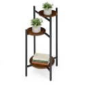 Kwietnik stojący stojak na kwiaty ozdoby 3 poziomy loft ModernHome ModernHome