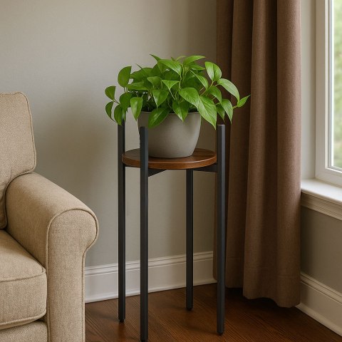 Kwietnik stojący stojak na kwiaty ozdoby loft ModernHome ModernHome