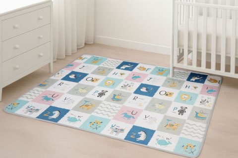 Mata piankowa dla dzieci edukacyjna dwustronna zwijana alfabet ECOTOYS ECOTOYS
