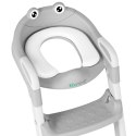 Nakładka na toaletę dla dzieci ze schodkami i drabinką szara ECOTOYS ECOTOYS