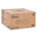 Nakładka na toaletę ze schodkami podestem dla dzieci różowa ECOTOYS ECOTOYS