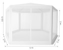 Namiot pawilon ogrodowy handlowy 2x2x2 m z moskitierą biały MultiGarden MultiGarden