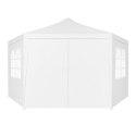 Namiot pawilon ogrodowy handlowy 2x2x2 m z oknami biały MultiGarden MultiGarden