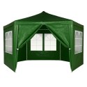 Namiot pawilon ogrodowy handlowy 2x2x2 m z oknami zielony MultiGarden MultiGarden