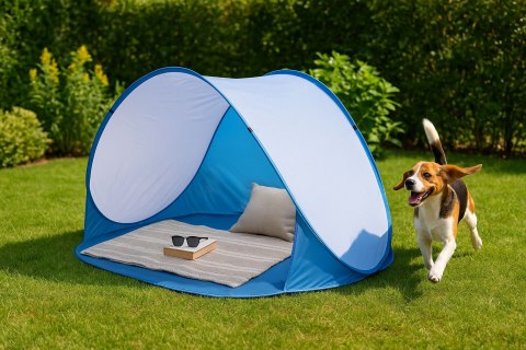 Namiot plażowy parawan samorozkładający na plażę basen ogród niebieski MultiGarden MultiGarden