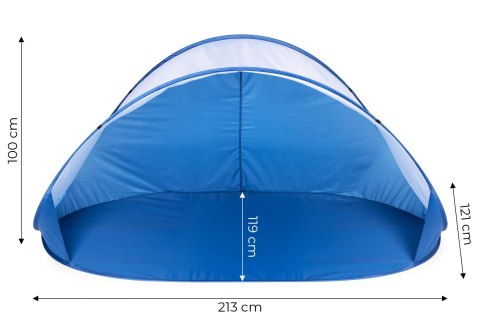 Namiot plażowy parawan samorozkładający na plażę basen ogród niebieski MultiGarden MultiGarden