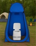 Namiot turystyczny samorozkładający przebieralnia kabina prysznicowa WC niebieski MultiGarden MultiGarden
