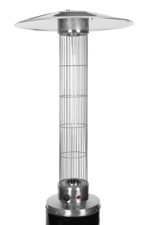 Ogrzewacz parasol gazowy grzejnik 9 kW szklany na ogród patio reduktor wąż pokrowiec MultiGarden MultiGarden