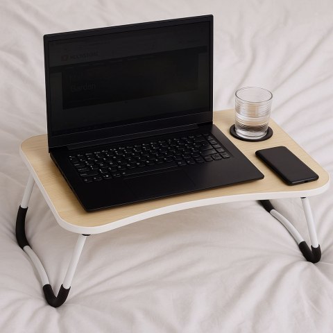 Podstawka pod laptopa składana taca 60x40 cm lampka wiatrak ModernHome ModernHome