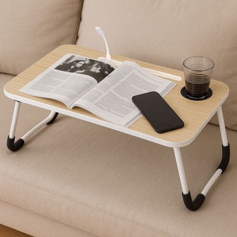 Podstawka pod laptopa składana taca 60x40 cm lampka wiatrak ModernHome ModernHome
