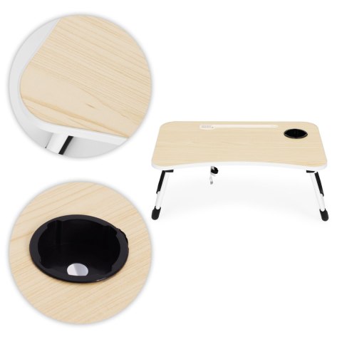 Podstawka pod laptopa składana taca 60x40 cm lampka wiatrak ModernHome ModernHome