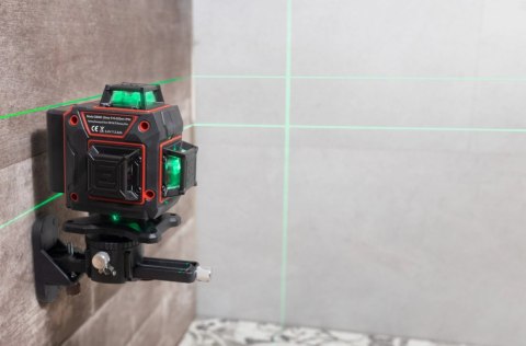 Poziomica laserowa płaszczyznowa zielony laser krzyżowy 360° 4D 16 linii LONGWELL INDUSTRIAL LTD