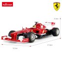 Samochód zdalnie sterowany Ferrari F1 R/C skala 1:18 Rastar 53800 RASTAR