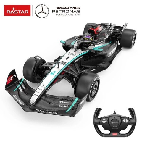 Samochód zdalnie sterowany Mercedes AMG F1 W15 E R/C skala 1:12 Rastar 10250 RASTAR