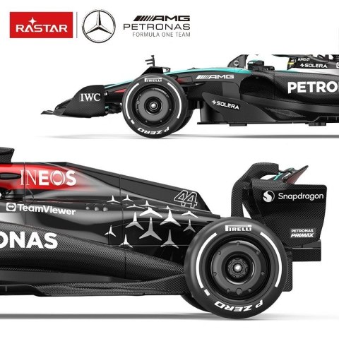 Samochód zdalnie sterowany Mercedes AMG F1 W15 E R/C skala 1:12 Rastar 10250 RASTAR