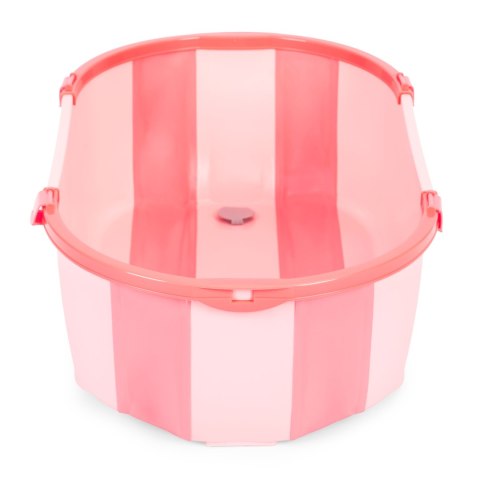 Wanienka dla dzieci wanna turystyczna składana odpływ różowa ECOTOYS ECOTOYS