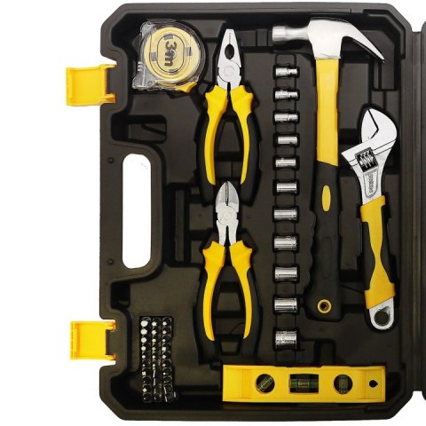 Zestaw narzędzi walizka narzędziowa 111 elementów klucze wkrętaki bity LONGWELL INDUSTRIAL LTD