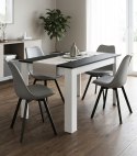 Krzesło RAM - szare / nogi czarne x 2
