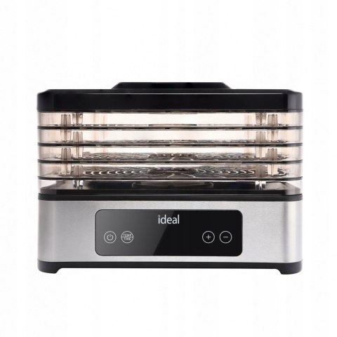 DUŻA Suszarka do grzybów owoców warzyw IDEAL INOX + termoobieg 400W + timer IDEAL