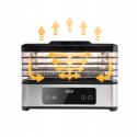 DUŻA Suszarka do grzybów owoców warzyw IDEAL INOX + termoobieg 400W + timer IDEAL