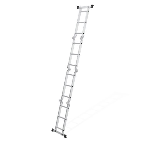 Drabina aluminiowa wielofunkcyjna 4x3 przegubowa składana 150 kg ModernHome ModernHome