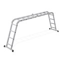 Drabina aluminiowa wielofunkcyjna 4x4 przegubowa składana 150 kg ModernHome ModernHome