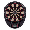 Elektroniczna tarcza do darta gry w rzutki lotki tablica LCD 41 cm 26 gier zestaw 6 rzutek MULTISTORE