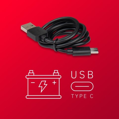 Elektryczny młynek do soli i pieprzu akumulatorowy USB zestaw 2 sztuki regulacja mielenia podświetlenie WEBBER