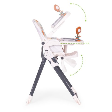 Fotelik krzesełko do karmienia dzieci składane + zabawki ECOTOYS ModernHome