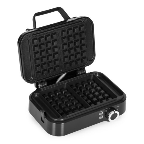 Gofrownica na 2 duże gofry nieprzywierająca powłoka regulacja temperatury 1200W KADEN KADEN