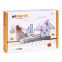 Klocki magnetyczne konstrukcyjne dla dzieci zestaw 160 elementów MULTISTORE
