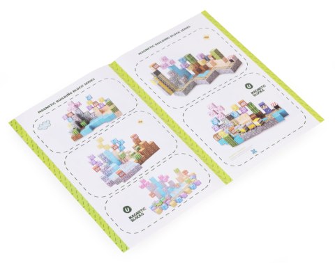 Klocki magnetyczne konstrukcyjne dla dzieci zestaw 88 elementów MULTISTORE