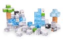 Klocki magnetyczne konstrukcyjne dla dzieci zestaw 97 elementów - Zima MULTISTORE